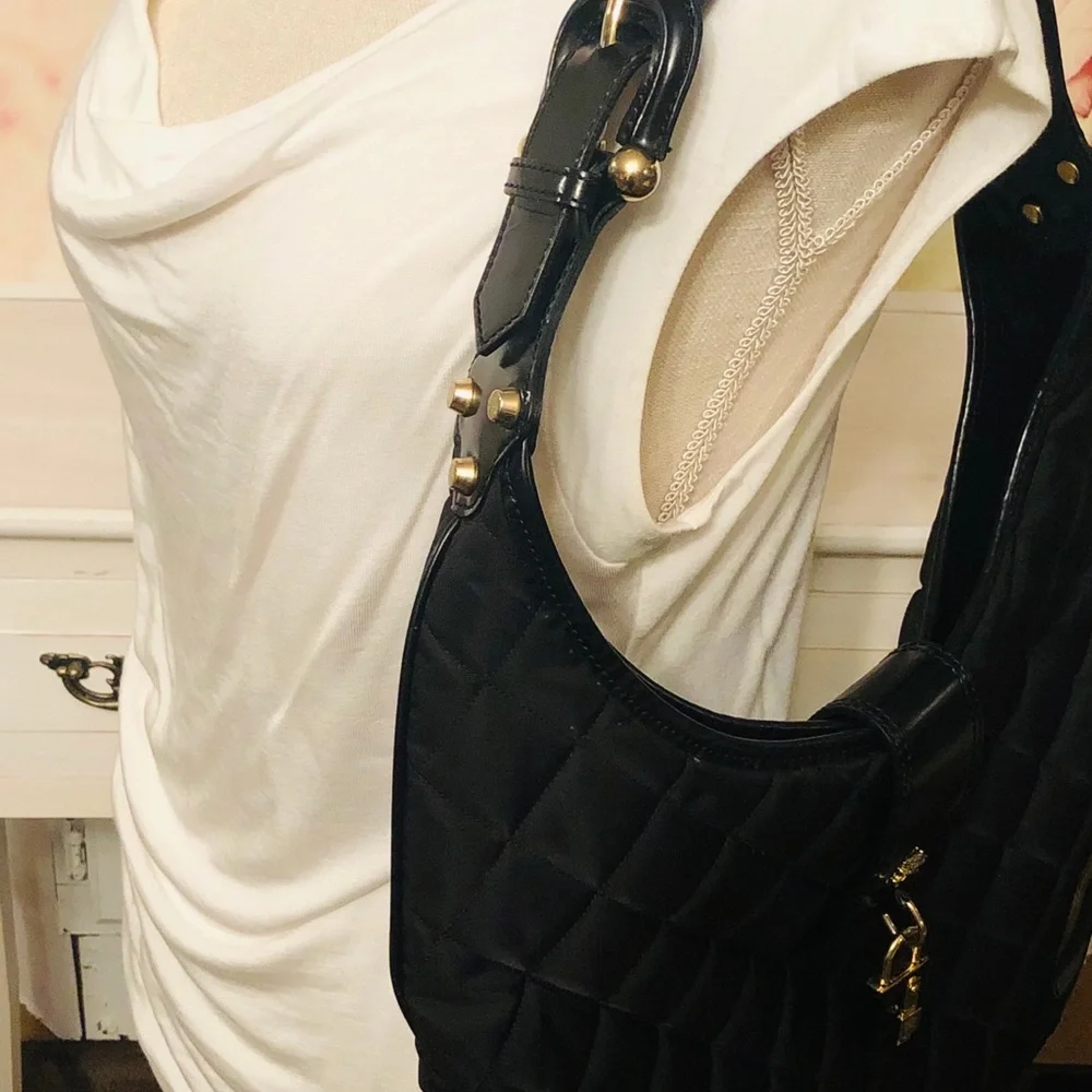 BURBERRY Nova Check Hobo Bag |Quilted Nylon|Authentic|Very Good Condition‎